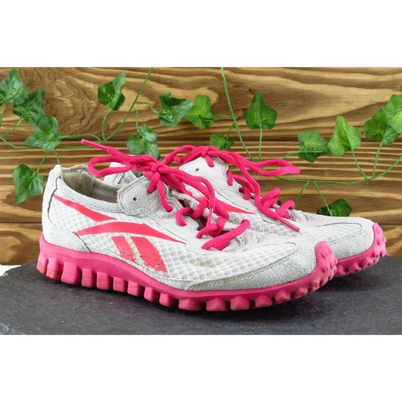 Reebok‎ Women Size 6 M Shoes Gray Running Mesh 103460947 - Picture 4 of 12